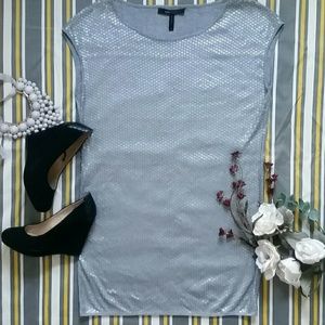 BCBG sequin shift dress